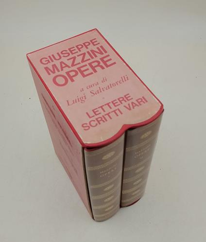 Opere- 2 voll - Giuseppe Mazzini - copertina