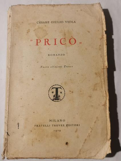 Prico' - Cesare Giulio Viola - copertina