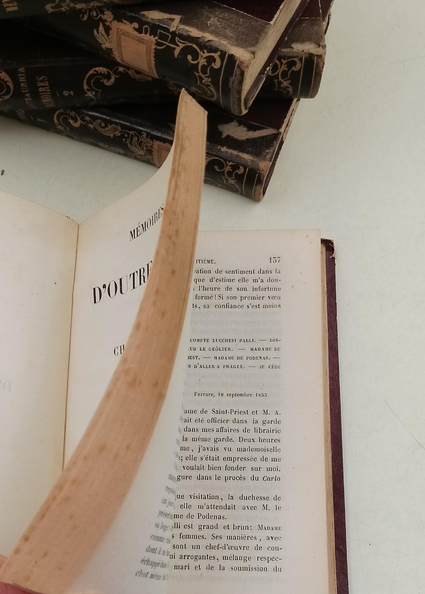 Memoires d'outre-tombe- 6 tomi