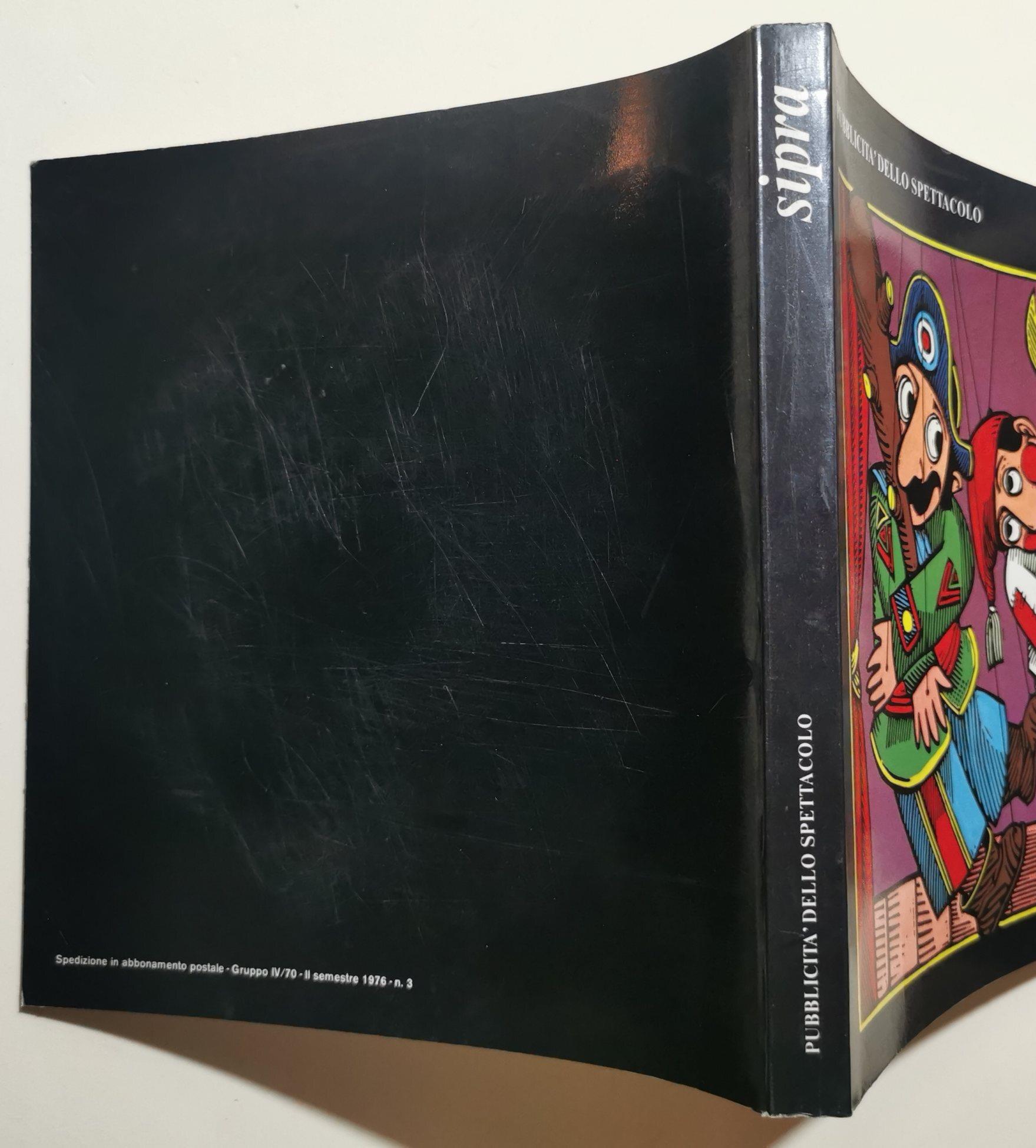 Pubblicità dello spettacolo