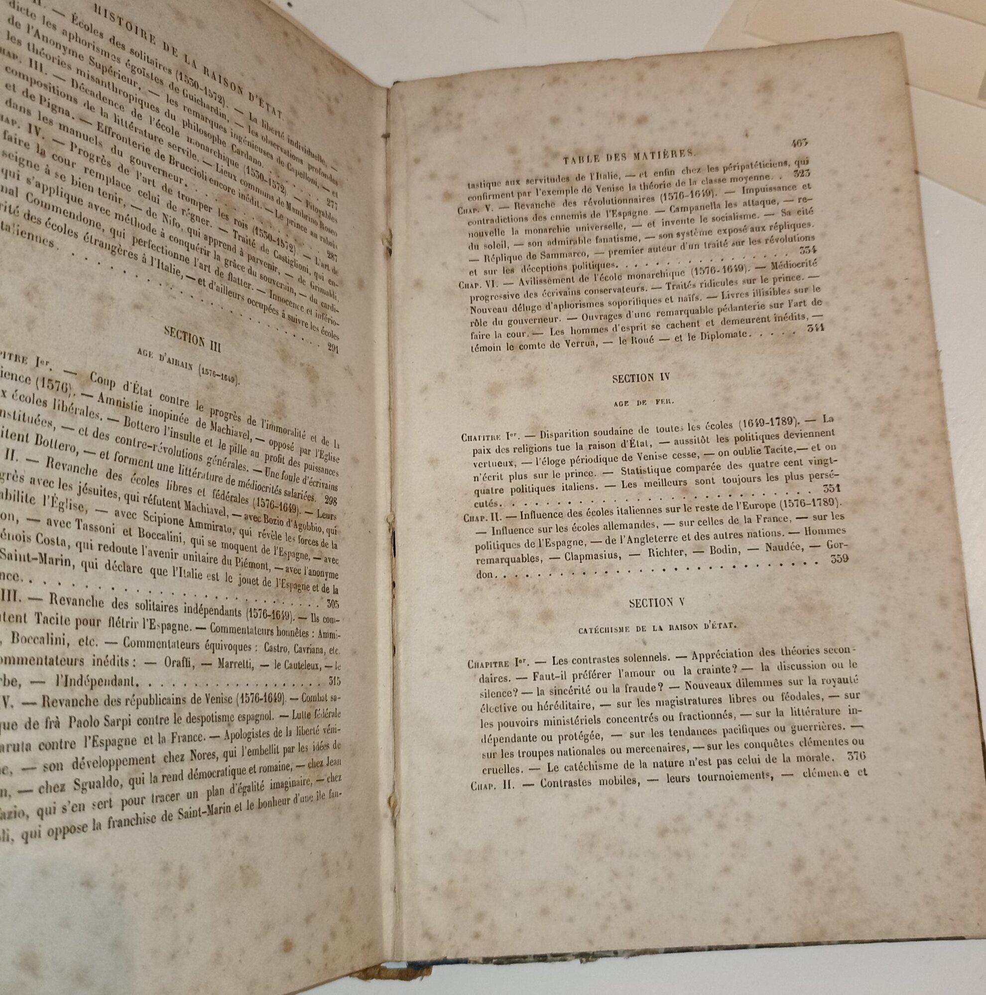 Histoire de la raison d'état