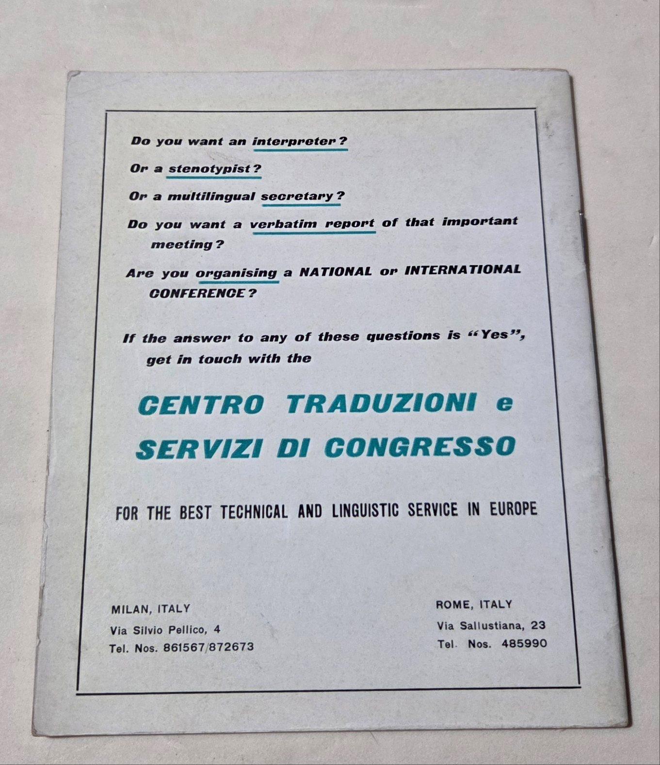 Piccolo vocabolario aeronautico - In cinque lingue