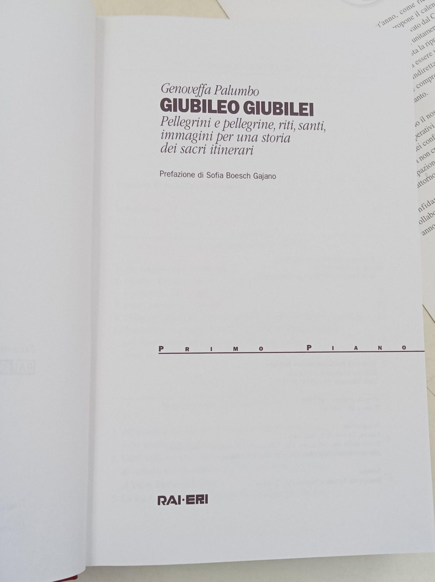 Giubileo Giubilei - Pellegrini e pellegrine, riti, santi, immagini per una storia dei sacri itinerari