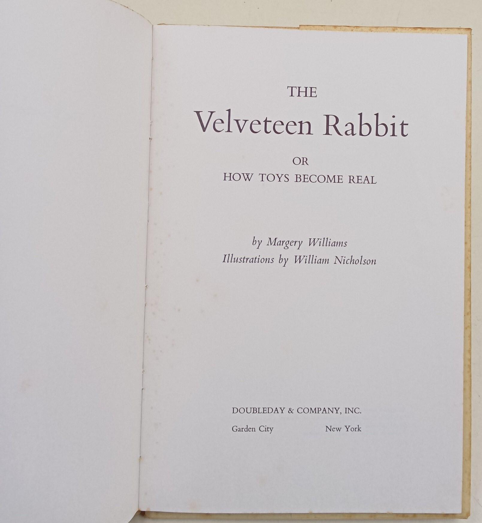 Rge Velveteen Rabbit or how toys become real