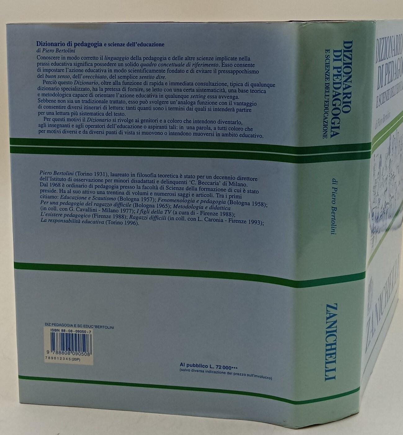 Dizionario di Pedagogia e scienze dell'educazione