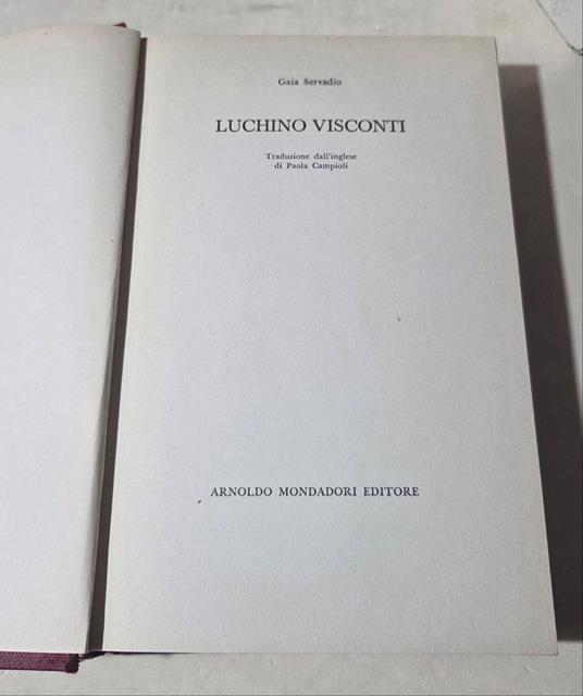 Luchino Visconti - Gaia Servadio - copertina