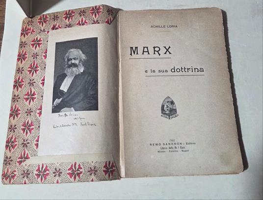 Marx e la sua dottrina - Achille Loria - copertina