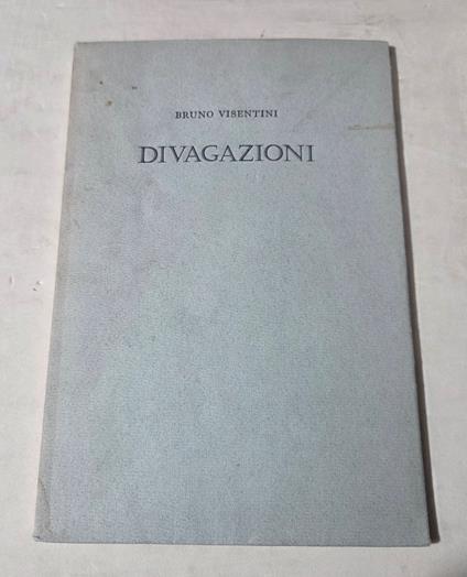 Divagazioni - Bruno Visentini - copertina