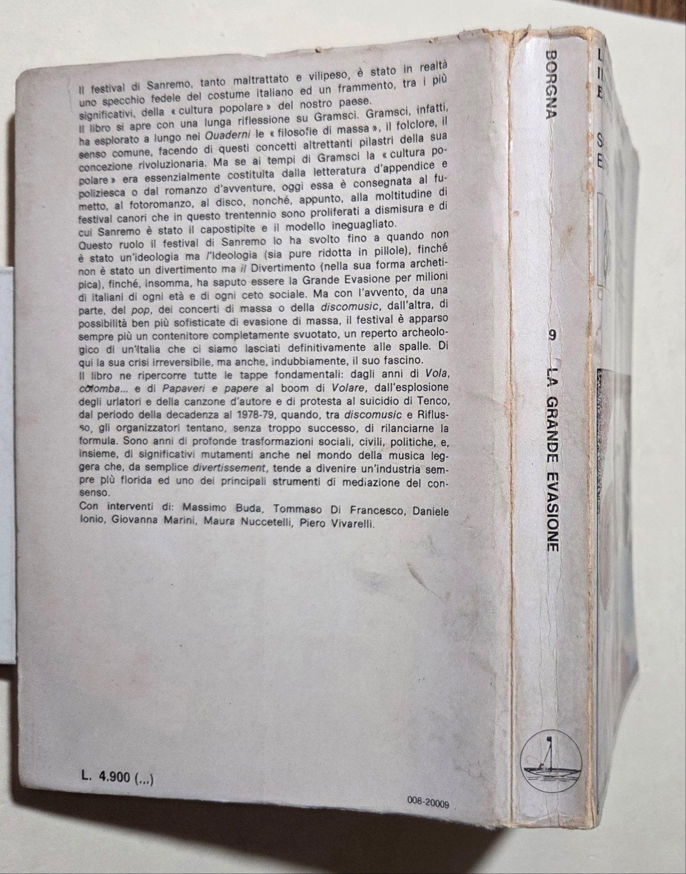 La grande evasione - Storia del Festival di Sanremo: 30 anni di costume italiano