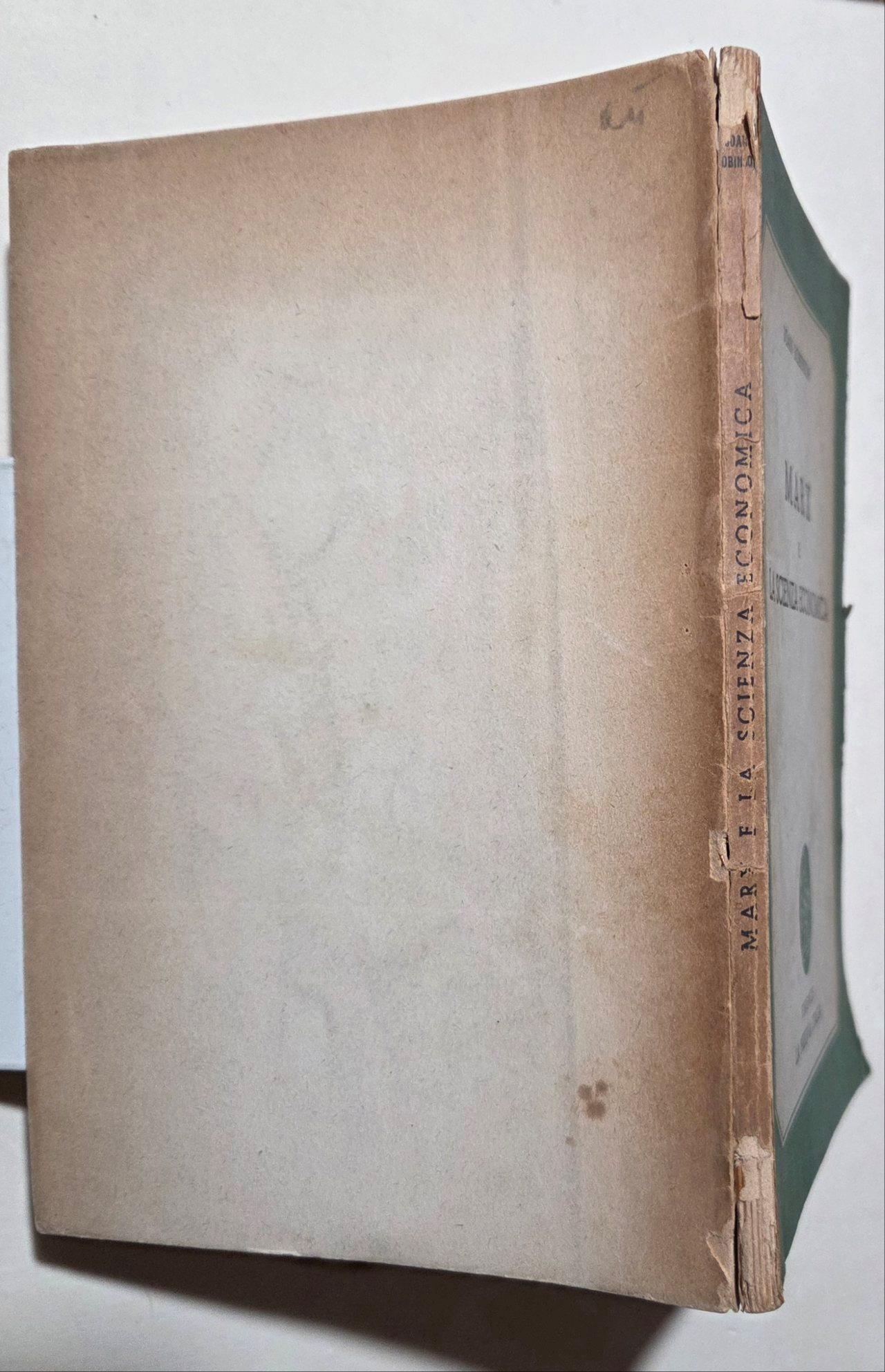 Marx e la scienza economica