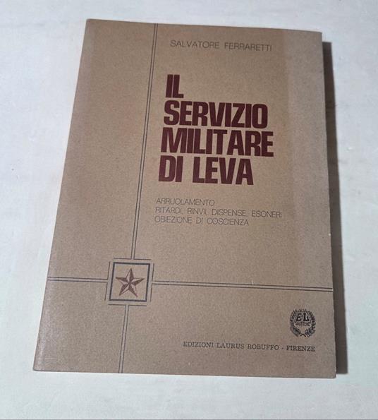 Il servizio militare di leva - Salvatore Ferraretti - copertina