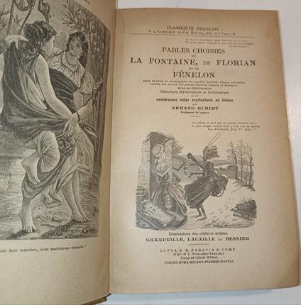 Fables choisies La Fontaine, de Florian et de Fénelon - copertina