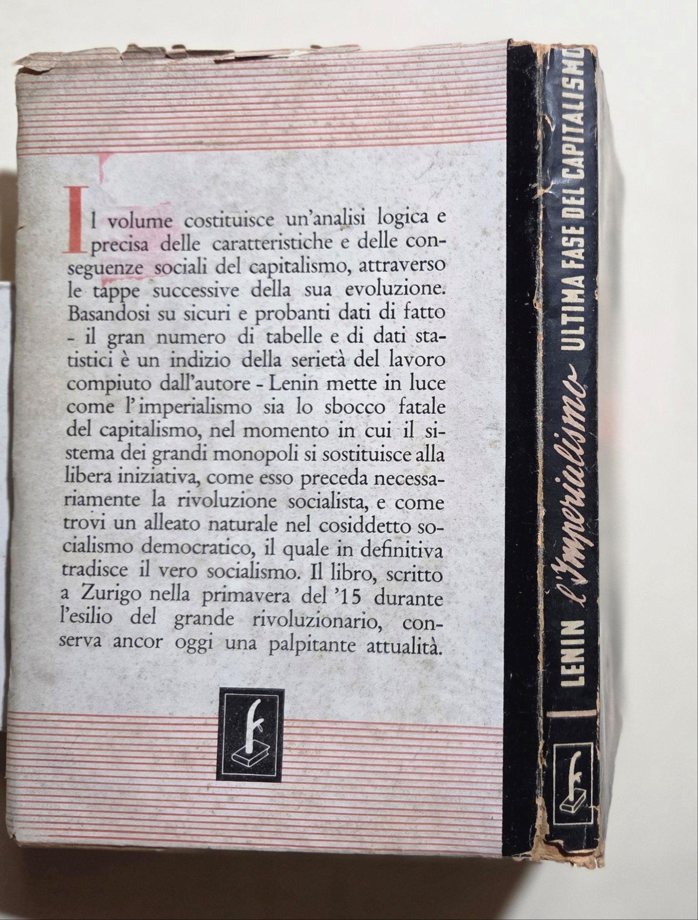 L' imperialismo ultima fase del capitalismo
