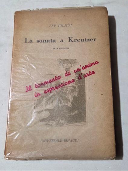 La sonata a Kreutzer - Lev Tolstoj - copertina
