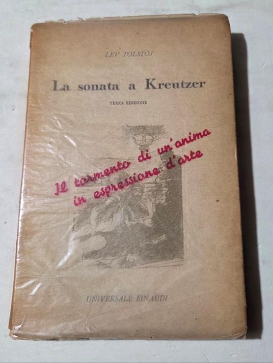 La sonata a Kreutzer - Lev Tolstoj - copertina