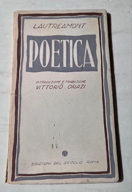 Poetica - copertina