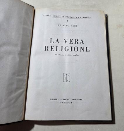 La vera religione - Arialdo Beni - copertina