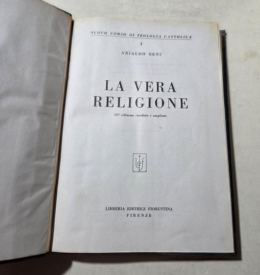La vera religione - Arialdo Beni - copertina