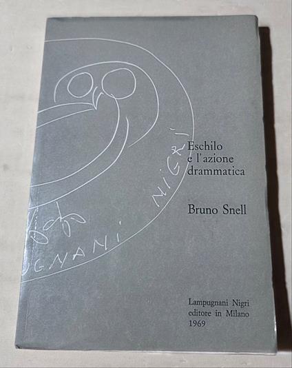 Eschilio e l'azione drammatica - copertina