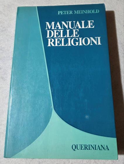 Manuale delle religioni - copertina
