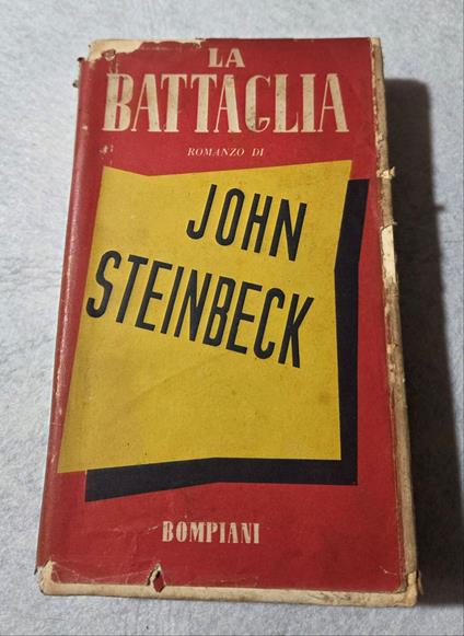 La battaglia - John Steinbeck - copertina