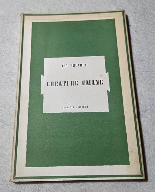 Creature umane - copertina