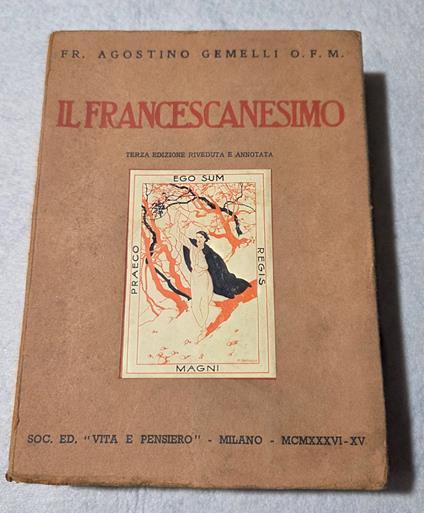 Il francescanesimo - Agostino Gemelli - copertina