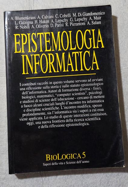Epistemiologia informatica - copertina