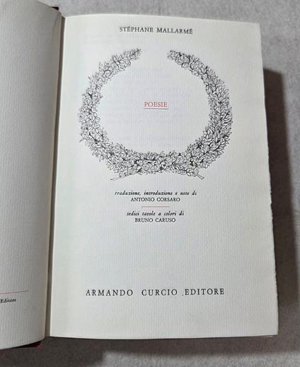 Poesie - Stéphane Mallarmé - copertina