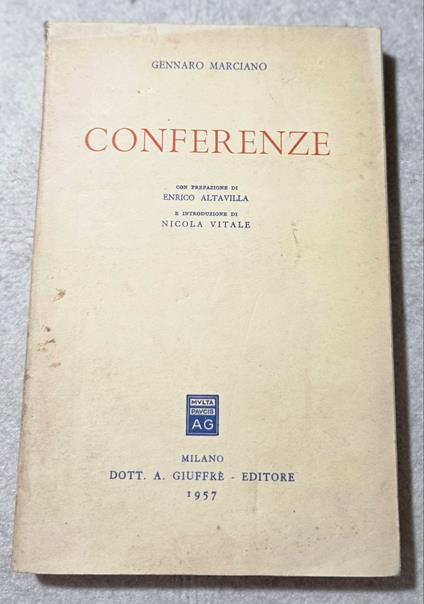 Conferenze - copertina