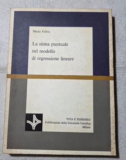 La stima puntuale nel modello di regressione lineare - copertina