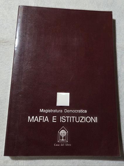 Mafia e istituzioni - copertina