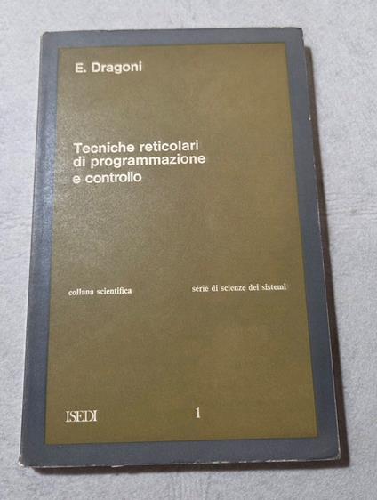 Tecniche reticolari di programmazione e controllo - copertina