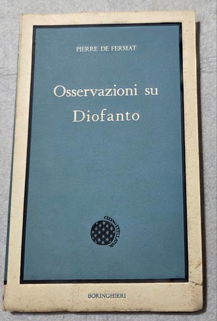 Osservazioni su Diofanto - copertina