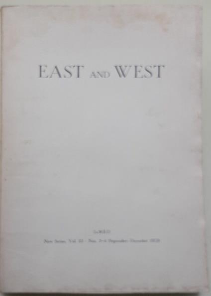 East and West - 23 - copertina