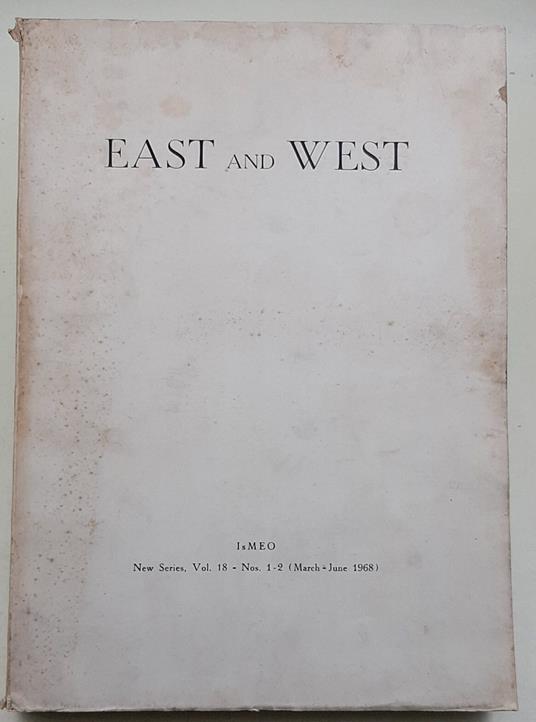 East and West - 18 - copertina