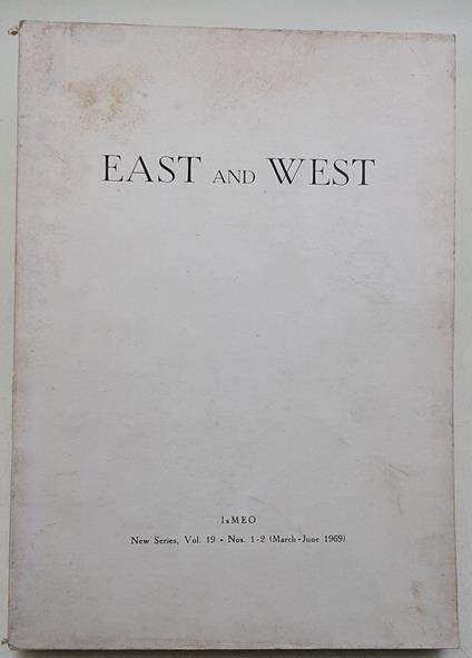 East and West - 19 - copertina