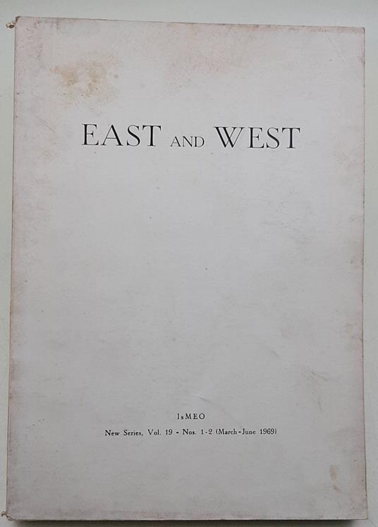 East and West - 19 - copertina