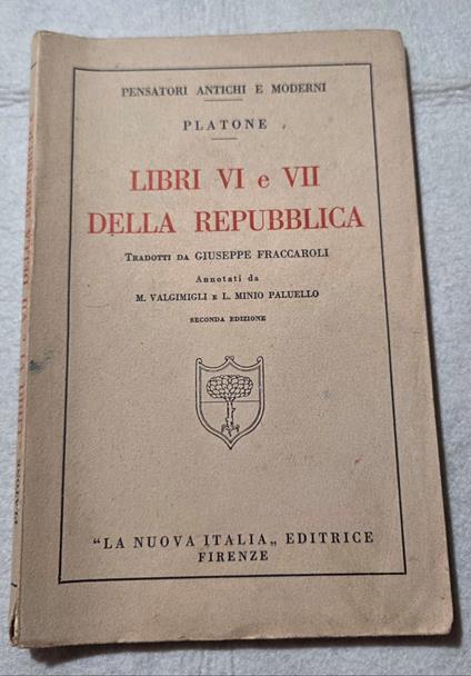 Libri VI e VII della Repubblica - copertina