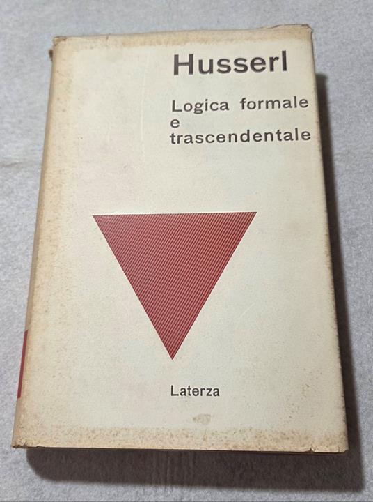 Logica formale e trascendentale - copertina