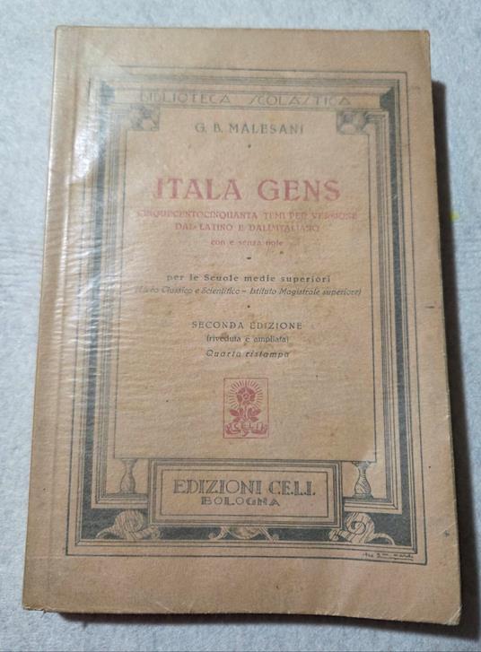 Itala gens - copertina