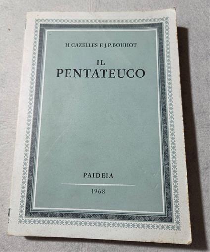Il Pentateuco - copertina