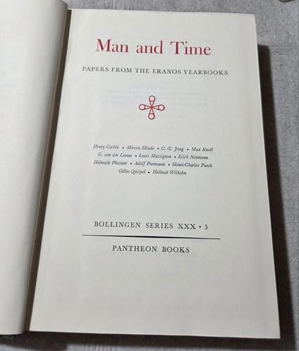 Man and Time - Papers from the Eranos Yearbooks - copertina