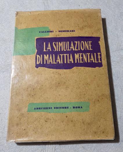 La simulazione della malattia mentale - copertina