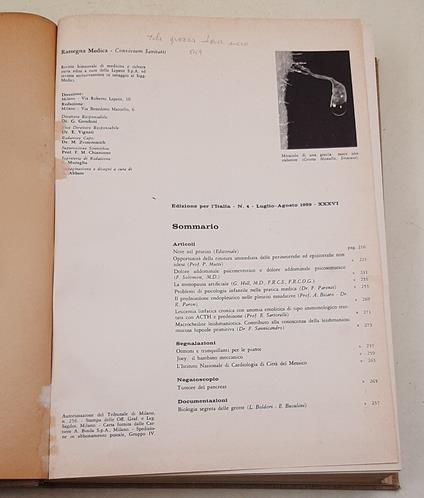 Rassegna Medica - copertina