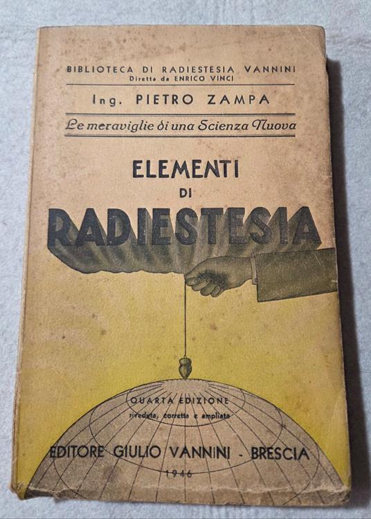 Elementi di Radiestesia - copertina