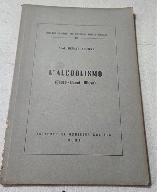 L'Alcoolismo - copertina