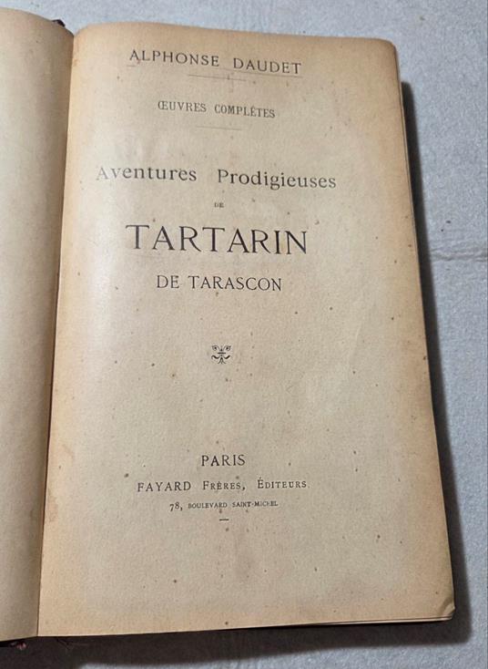 Avventures prodigieuses de Tartarin de Tarascon - copertina