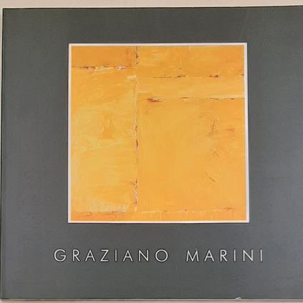 Graziano Marini - Il gesto e il fuoco - copertina