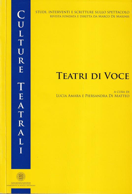 Teatri di Voce - copertina